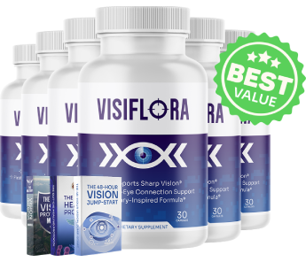 VisiFlora supplement certifications — GMP Certified, Non-GMO, Plant-Based, Made in USA